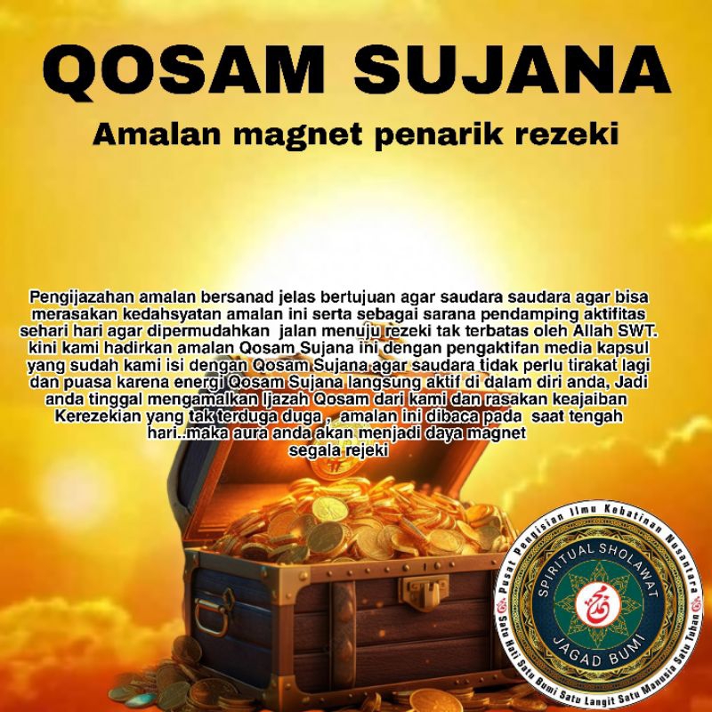 Jasa Pengijazahan Ilmu Qosam Sujana Kerezekian