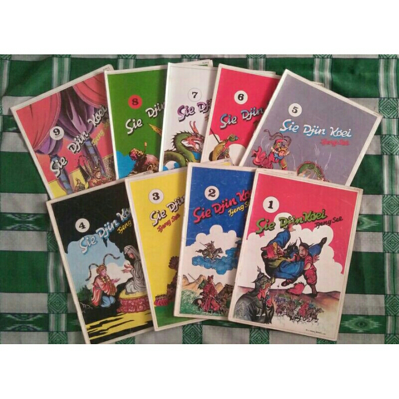Komik Langka Sie Djin Koei Tjeng See (jilid 1 - jilid 9 tamat)- Siaw Tik Kwie, Zambhala 1984. (Asli/