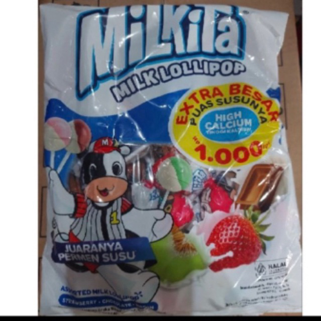 

Permen Milkita Lolipop Isi 40 pcs