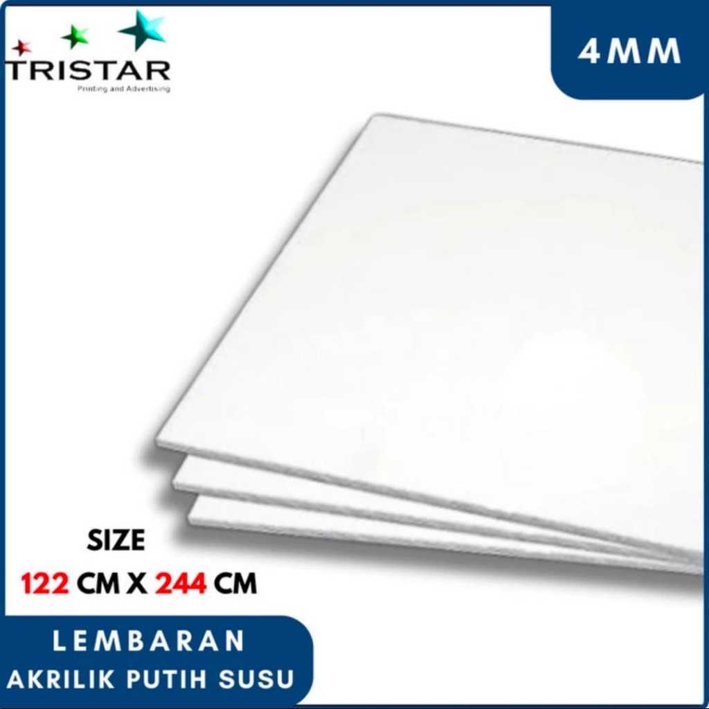 

Akrilik Lembaran Putih Susu Star Royal 4mm 122x244 cm | Acrylic Sheet Putih Susu Tembus 122x244 Merk Star Royal Tebal 4mm