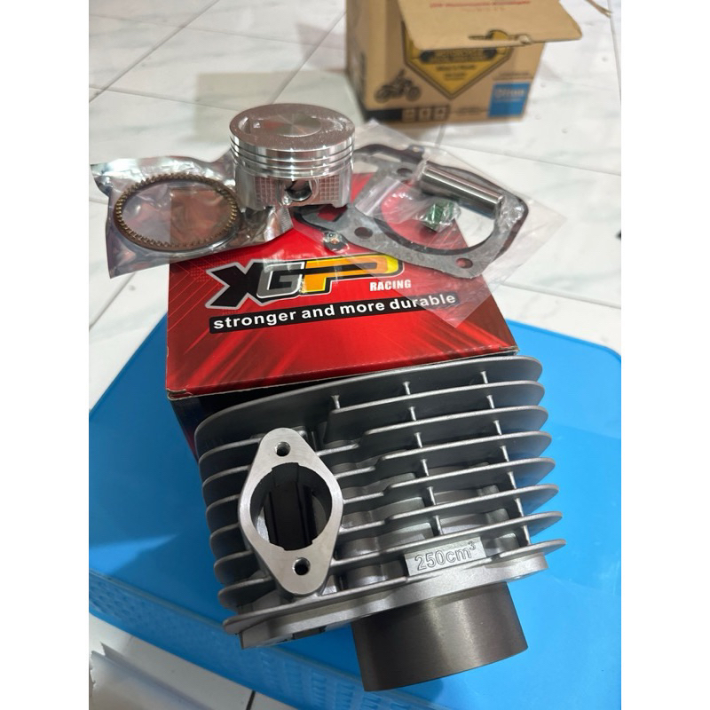 BLOK BURING XIEMA MERK XGP 250 SET ISI WY 250 BLOK PISTON SET DIABLO 250CC PNP CB GL MEGAPRO TIGER T