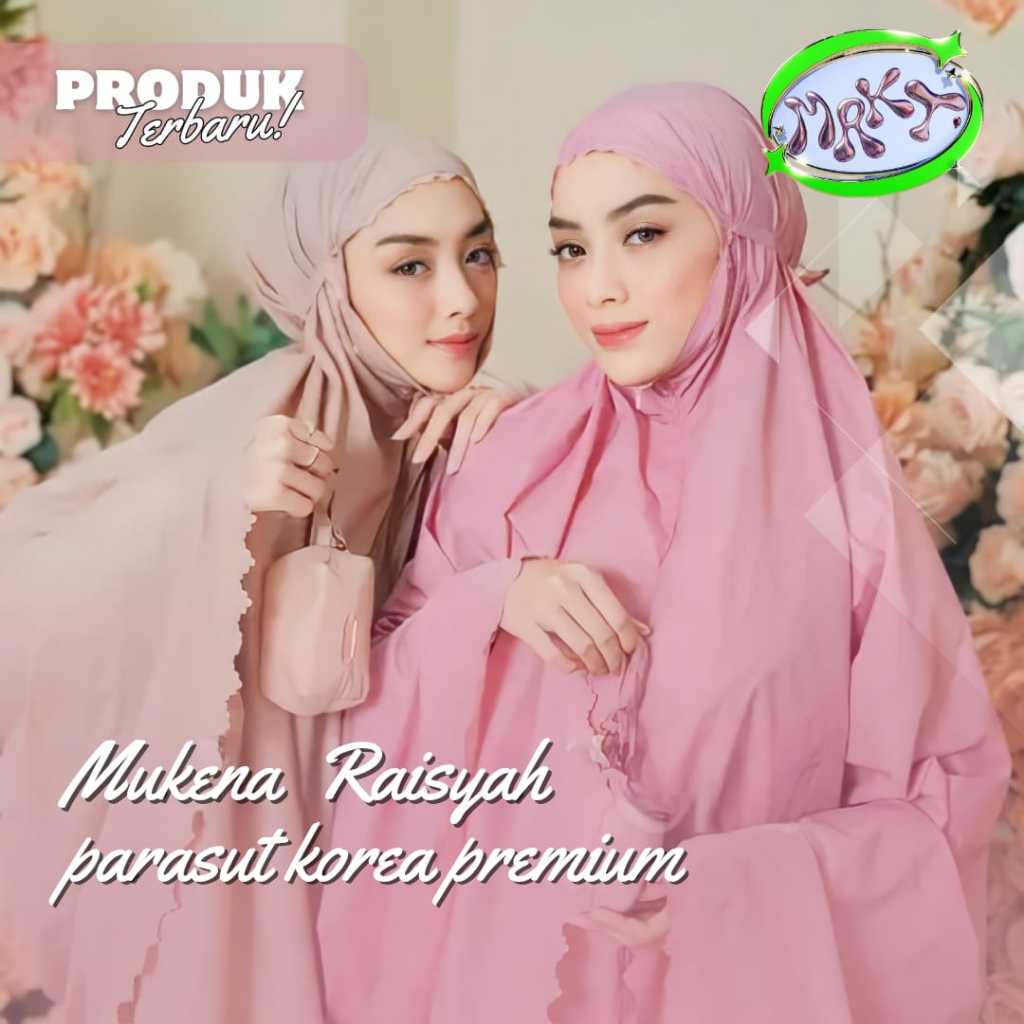 MUKENA RAISYA MINI POUCH TRAVELING PARASUT KOREA // MUKENA TRAVELING PARASUT KOREA // MUKENA TERBARU