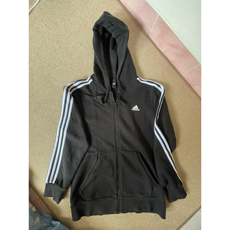 Hoodie Zipper Adidas Second Original