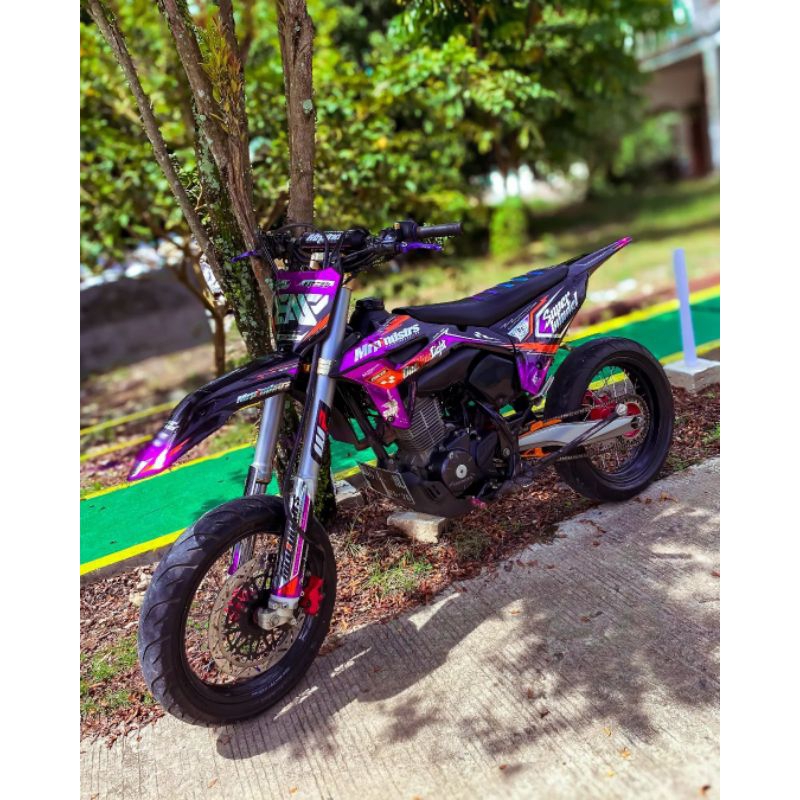 DECAL CRF 450 MIROR CHROME | DECAL KLX BF | DECAL DTRACKER | DECAL WR 155 | CRF 150 L