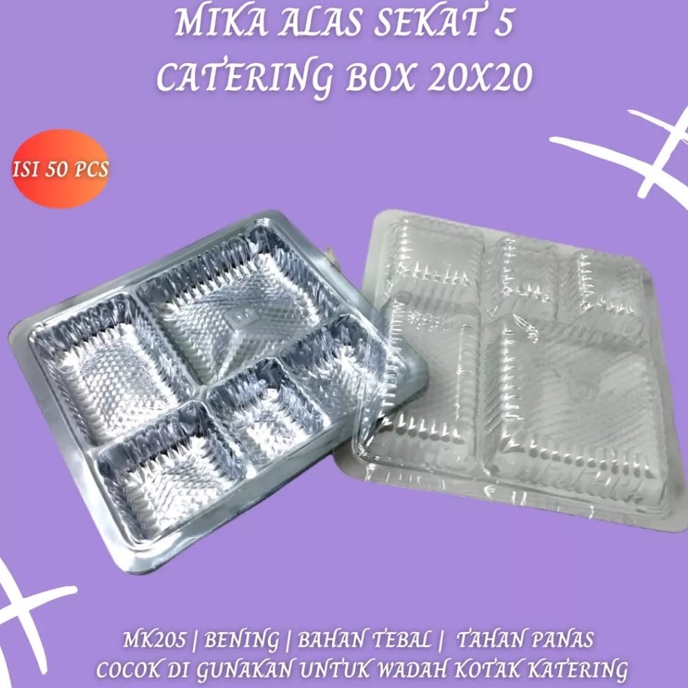 

PROMO ALE Mika Plastik Sekat 5 size 2X2 Isi 5 lembar MK25