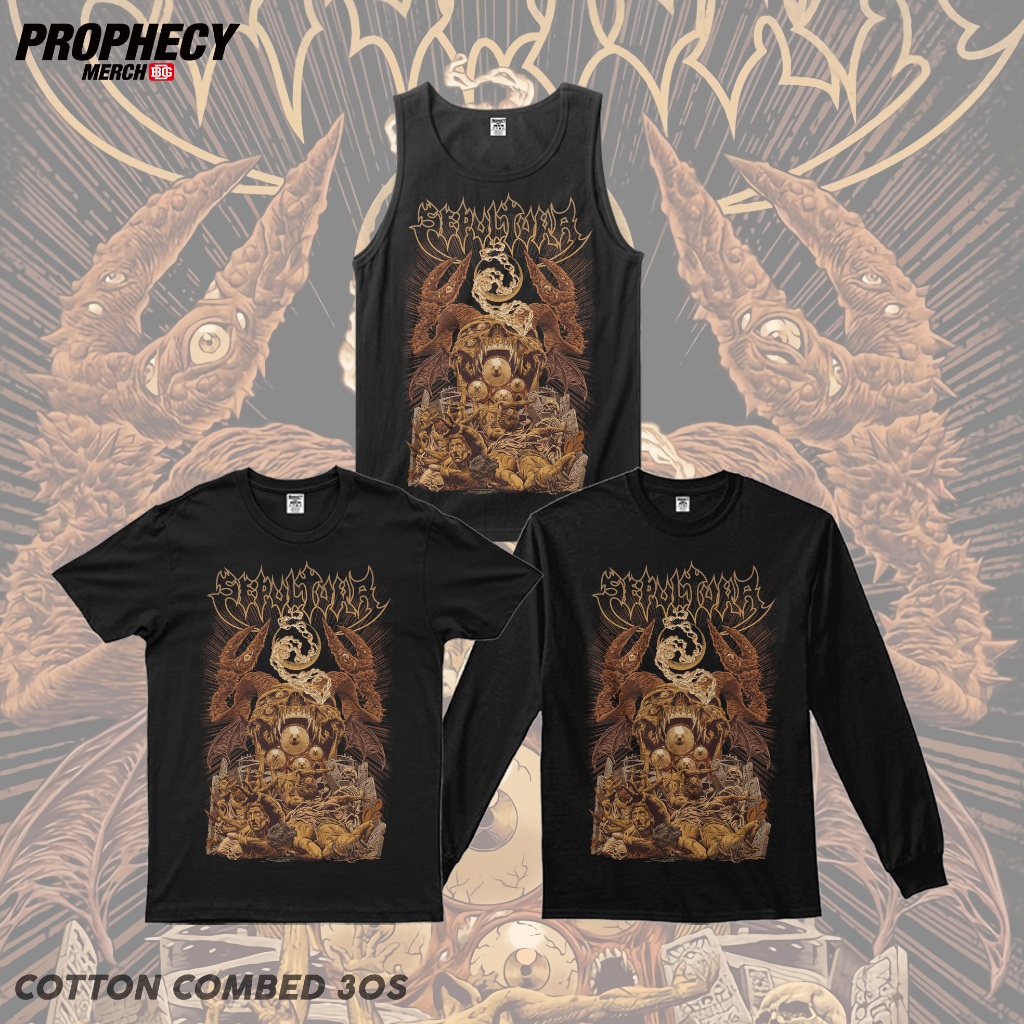 KAOS MUSIC BAND SEPULTURA - ARISEN / KAOS MUSIC  / KAOS BAND / KAOS METAL / TSHIRT METAL / TSHIRT MU