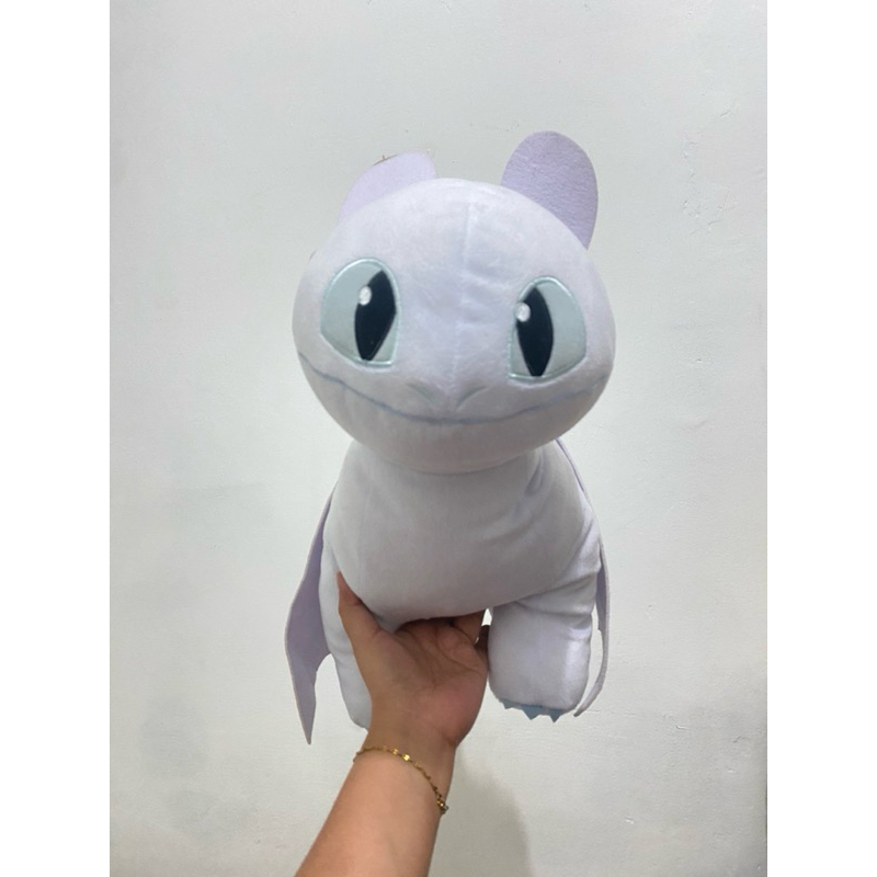 Boneka Light Fury Karakter How to Train Your Dragon size 62x45cm Original / Boneka Light Fury Dragon