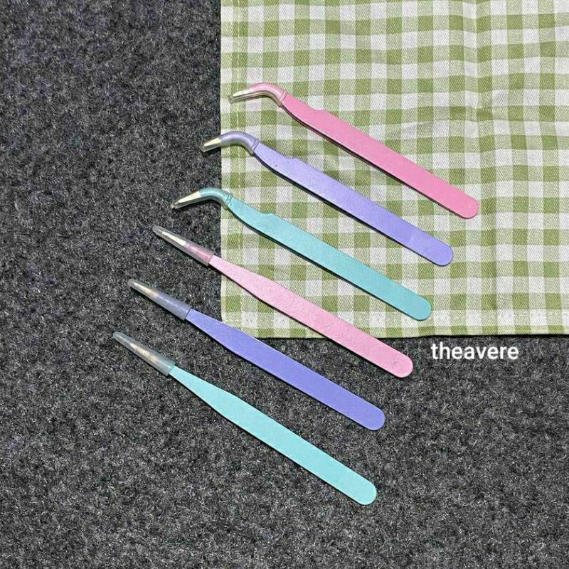 

[BACA DESKRIPSI] PINSET STICKER SCRAPBOOK TOOLS PASTEL