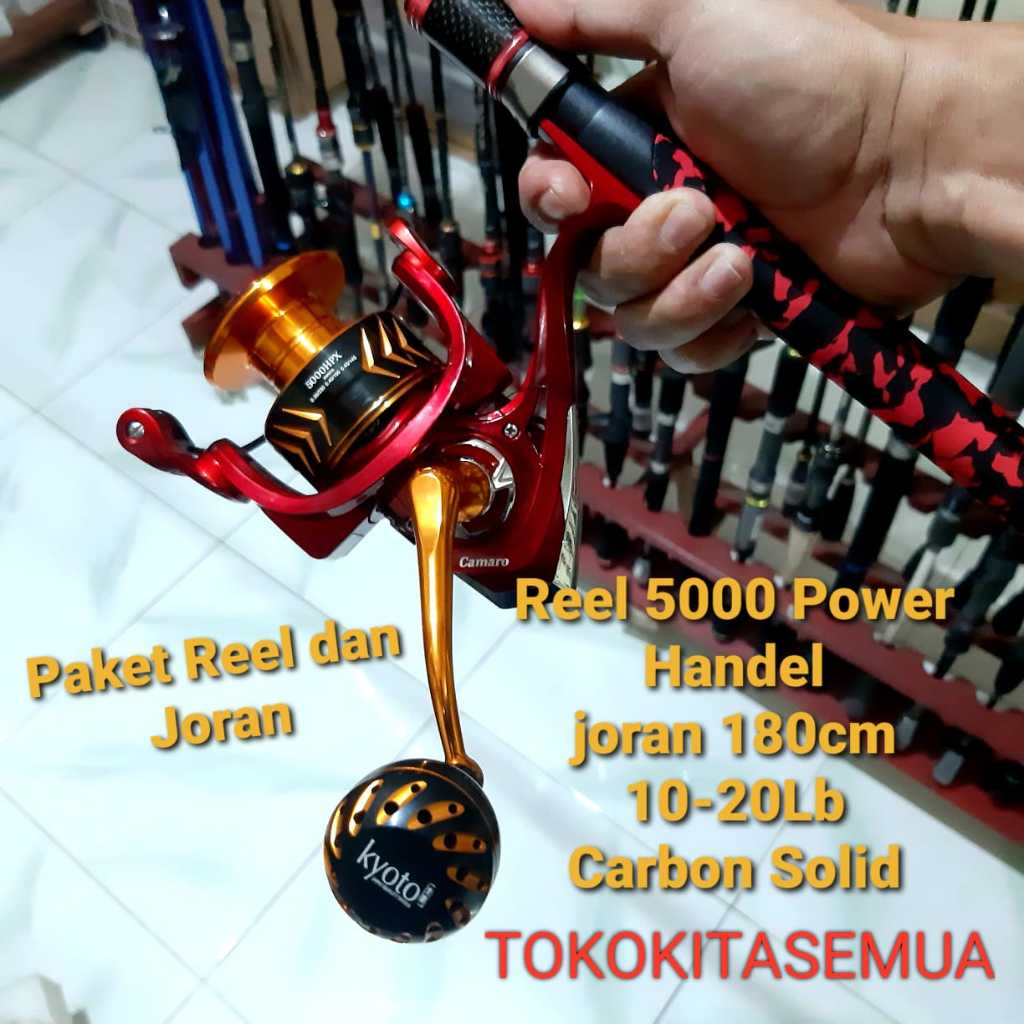 Reel dan Joran Pancing Laut Sungai Danau Kolam Murah Bagus IDP3