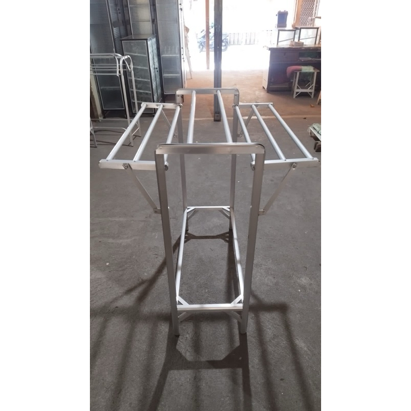 [ KHUSUS SURABAYA ] Rak Handuk / Jemuran Aluminium Handuk Sayap Besar