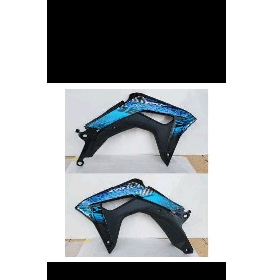Body CRF 150L Cover tangki CRF 150L biru striping original 2022 sayap depan CRF 150 L Kiri Kanan lok