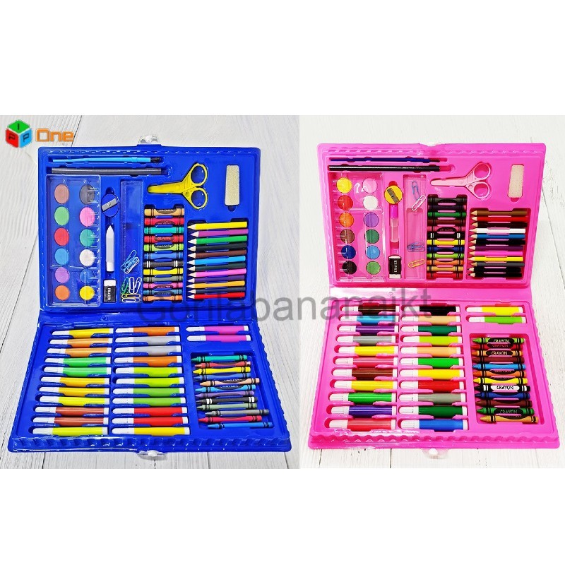 

COLOURING SET 86 IN 1 CRAYON KARAKTER CAT AIR PENSIL STATIONARY WARNA
