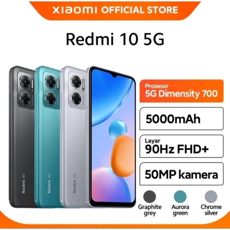 Xiaomi redmi 10 5g ram 6gb/128gb second