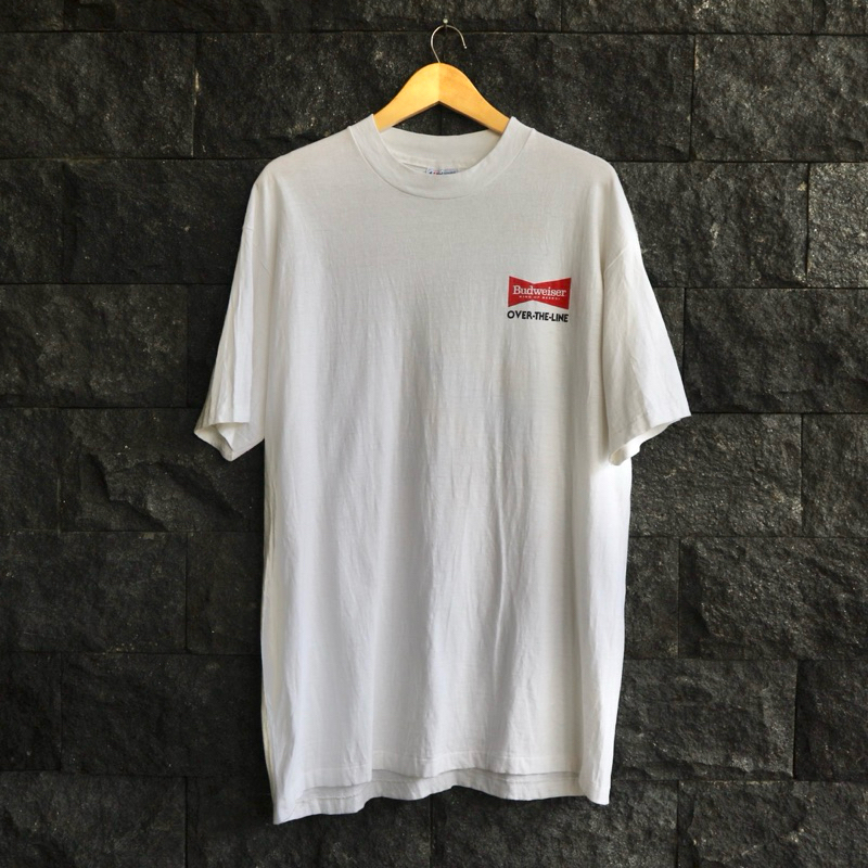 KAOS ART BUDWEISER VINTAGE TAG HANES 90s