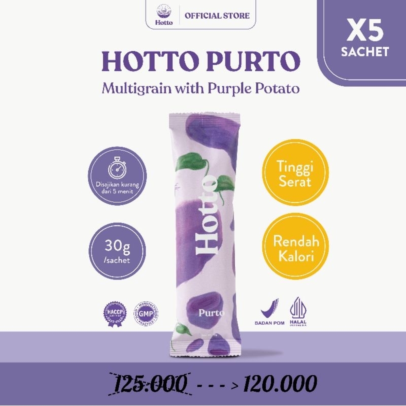 

Hotto Purto Oat 5 sachets