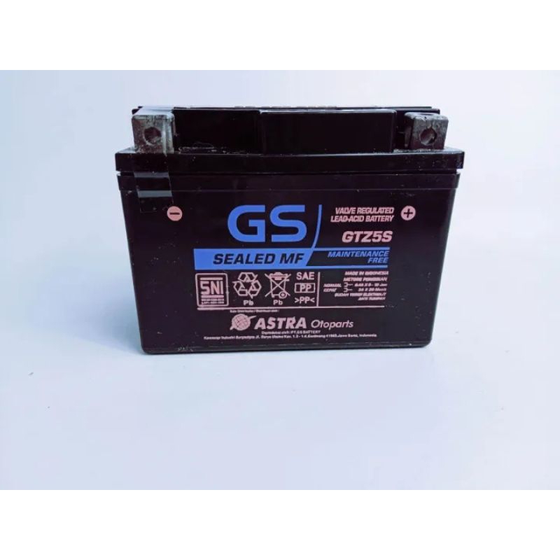 Aki Motor  Honda Vario 110+ Beat F1+Scoopy f1 ( GSE)Gtz5s Aki kering Vario 110+Beat F1+Scoopy F1