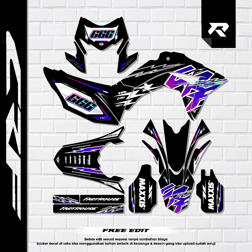 decal crf - sticker decal honda crf 150 L -  decal honda crf 150 L - sticker crf 150 L