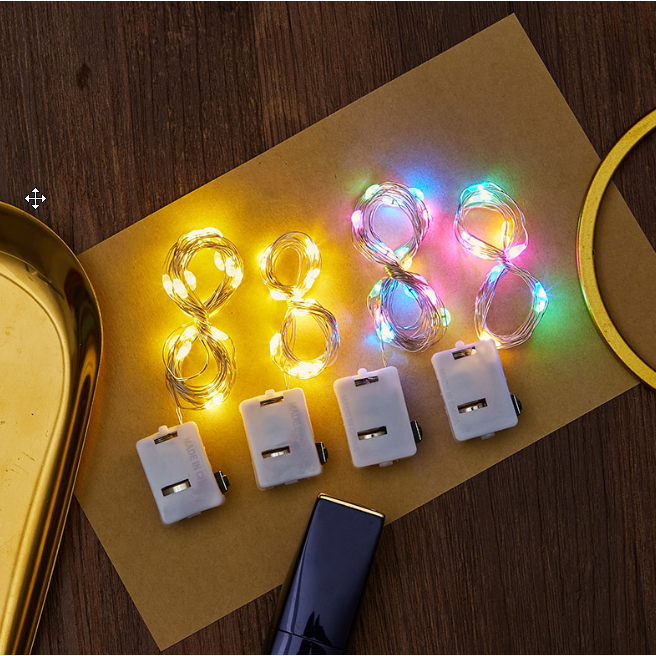 [FlowerWorld]Lampu Hias Tumblr Lampu Kawat Led 50cm Dekorasi Boba Balon Pvc Cantik Free Baterai/Lamp