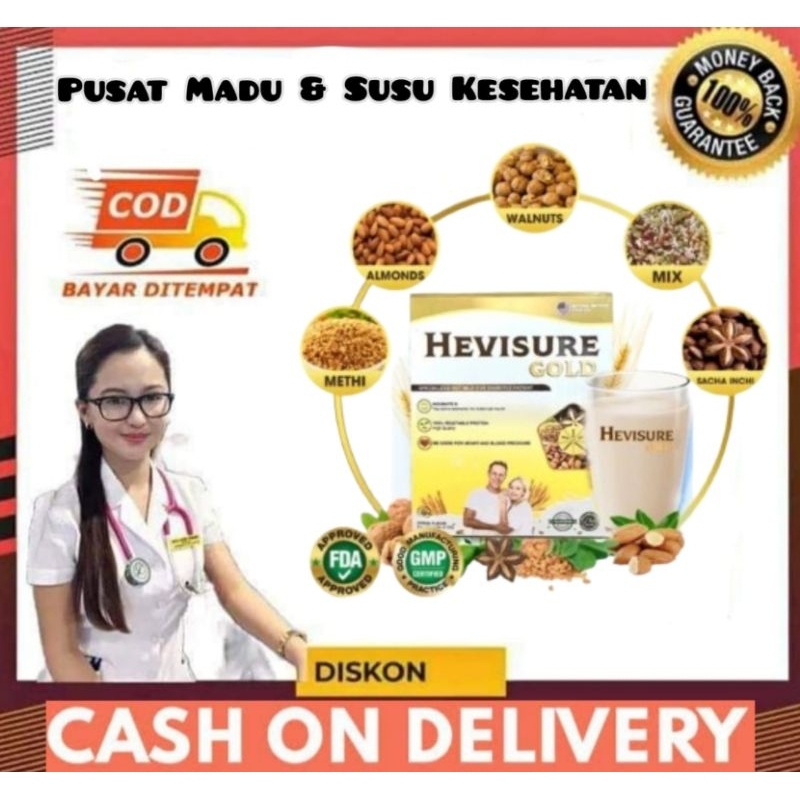 

HEVISURE GOLD MILK SUSU DIABETES KENCING MANIS INSULIN PANKREAS
