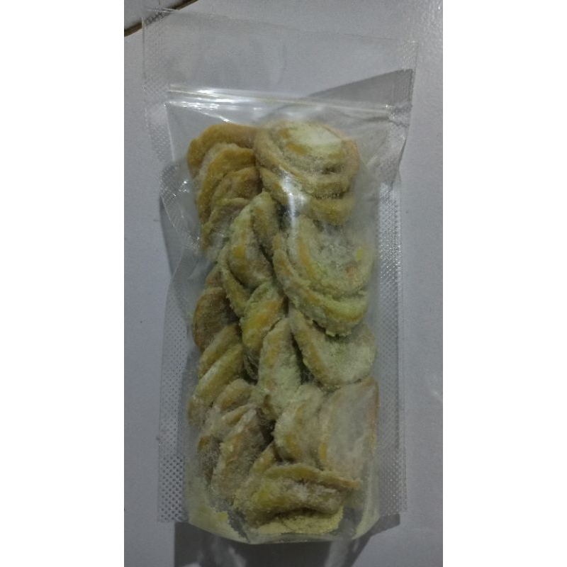 

keripik pisang matcha
