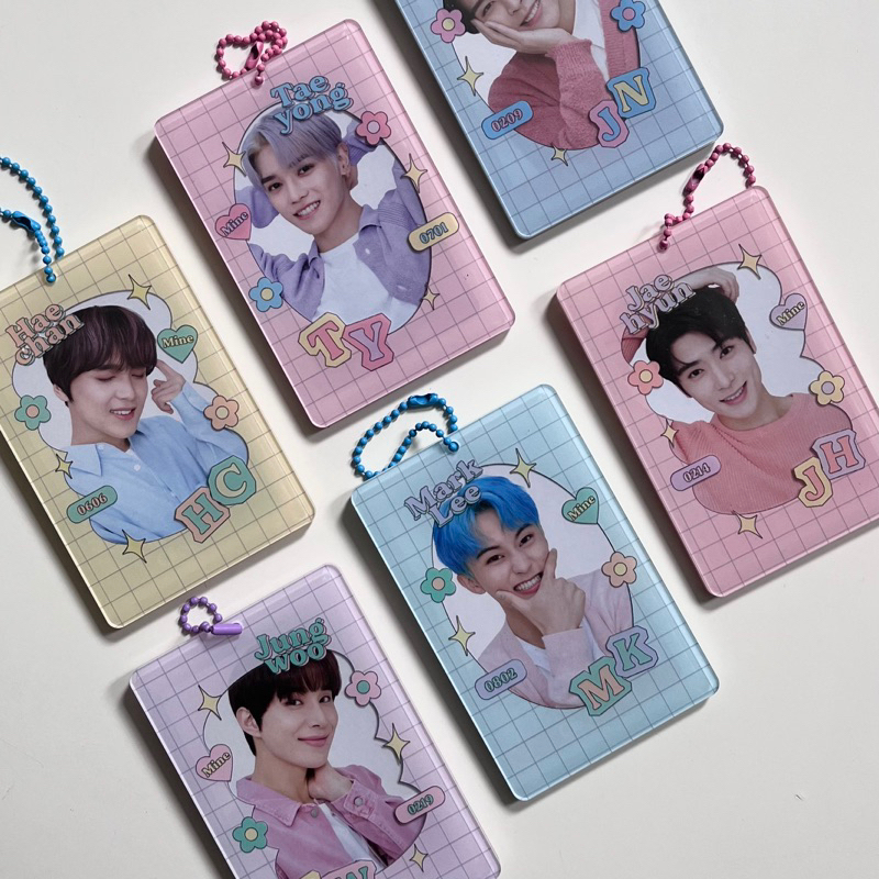 [READY STOCK] Photocard Holder/Cahol Akrilik NCT 127 mark haechan taeyong jaehyun