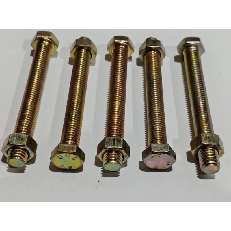 baut mur BMK HEX KUNCI 12 panjang 7cm