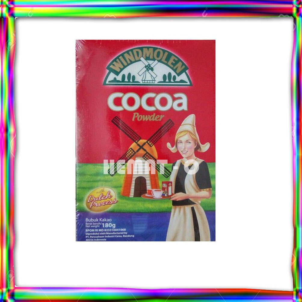 

Stok Banyak WINDMOLEN Cocoa Powder Coklat Bubuk 165gr B47