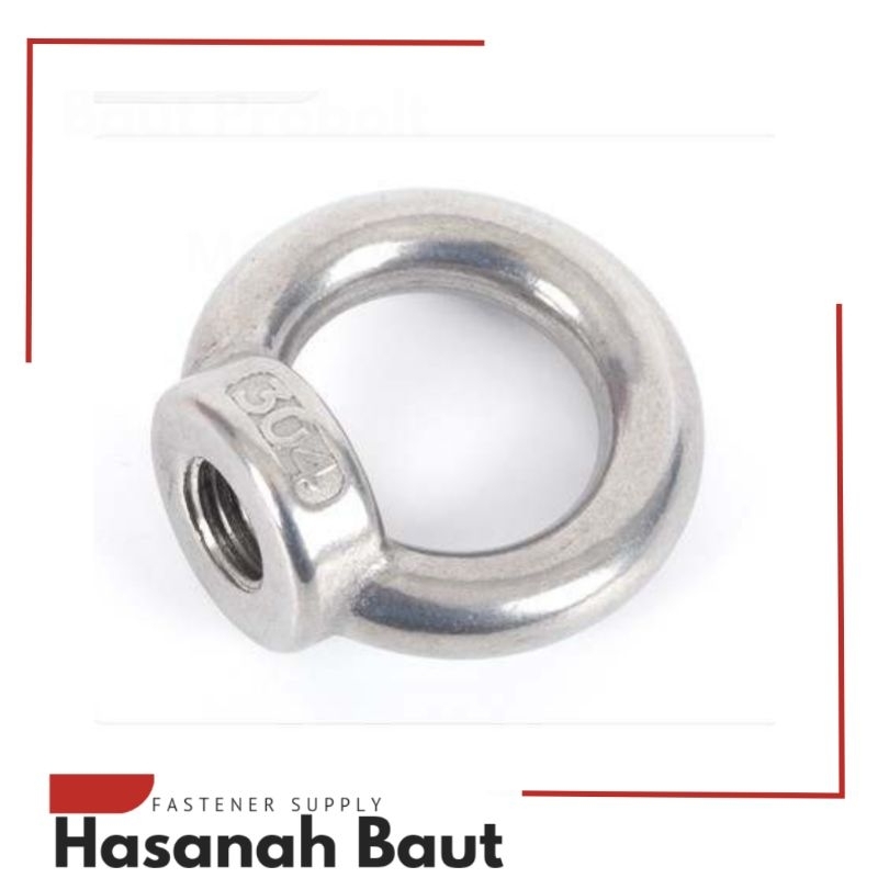 Eye Nut M10 Stainless Steel 304