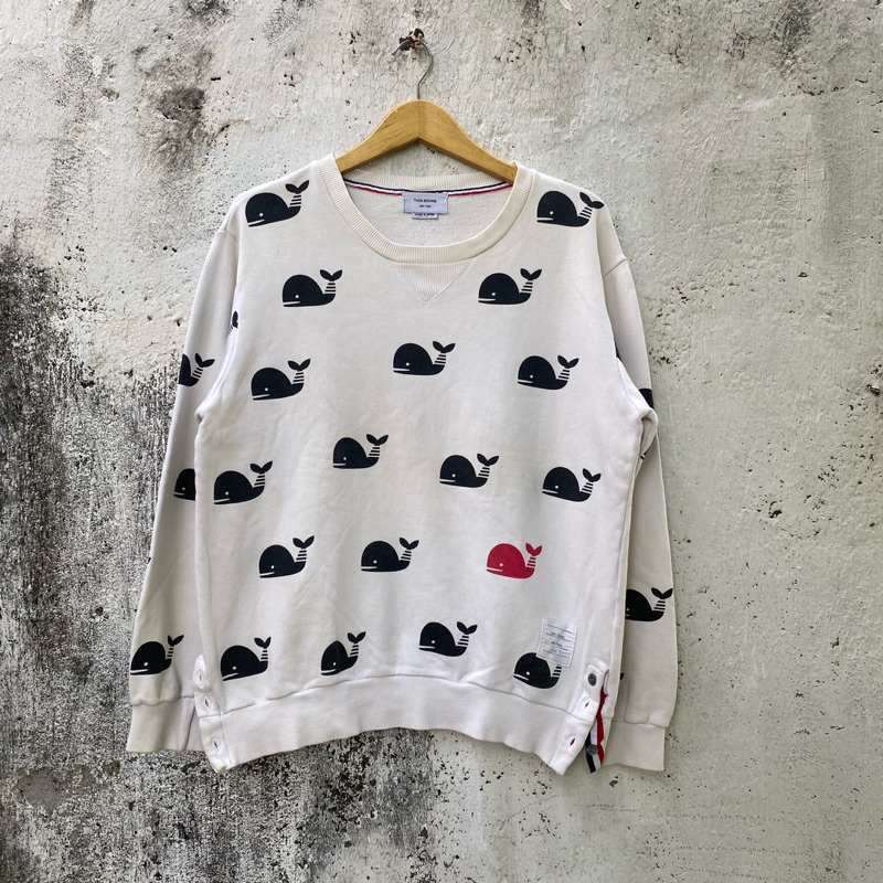 Crewneck Thom Browne - Size M - Jaket Sweater Sweatshirts