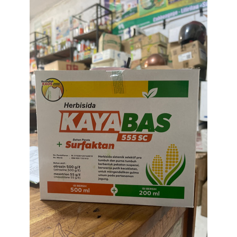 Kayabas 555sc racun rumput di tanaman jagung isi 500ml