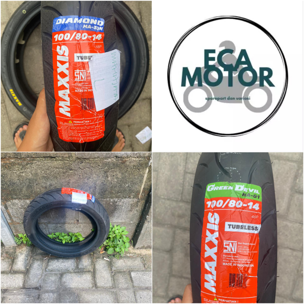 BAN LUAR MAXXIS 100/80-14 TUBLESS || BAN LUAR MOTOR MATIC || BAN LUA MAXXIS UKURAN 100/80-14 TUBELES