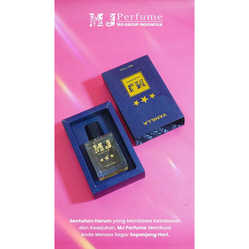 Parfum UNISEX 50ML EAU DE PERFUME “VANILA” by MJ PERFUME
