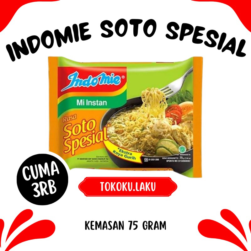 

[BEST DEAL] Indomie Soto Spesial 75 gram