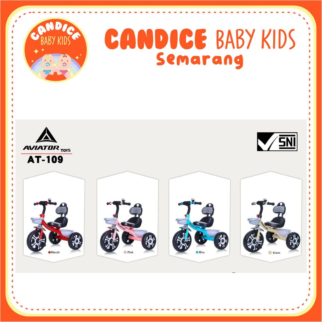 SEPEDA ANAK RODA TIGA AVIATOR AT 109