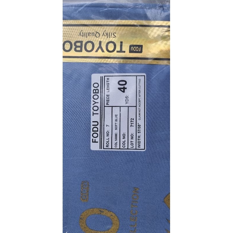 KAIN TOYOBO WARNA SOFT BLUE