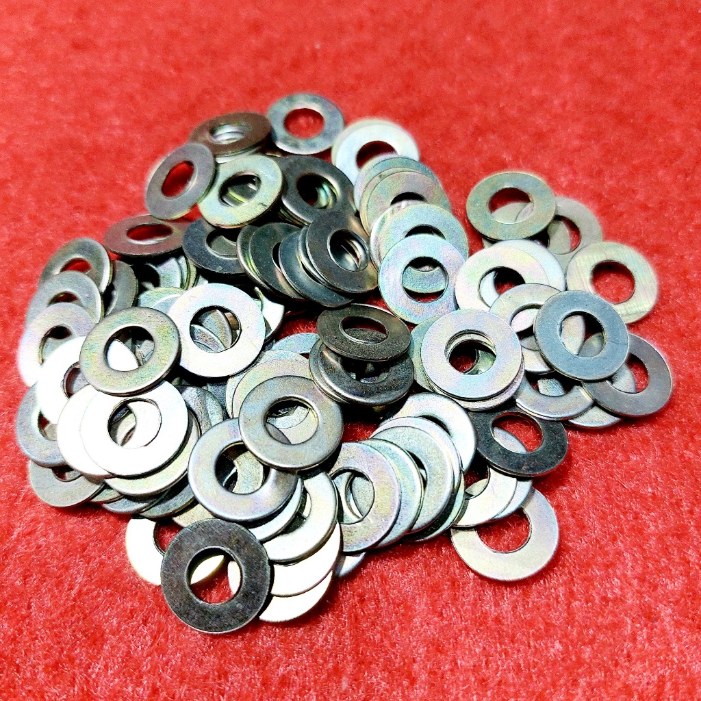Ring Plat M6 Kecil beli per 10 Pcs- Ring Baut 10 Kecil 6mm.