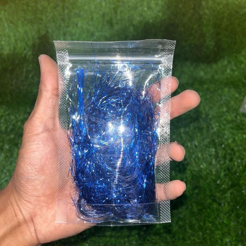 SERAT METALIK WARNA CARBON FORGED BIRU