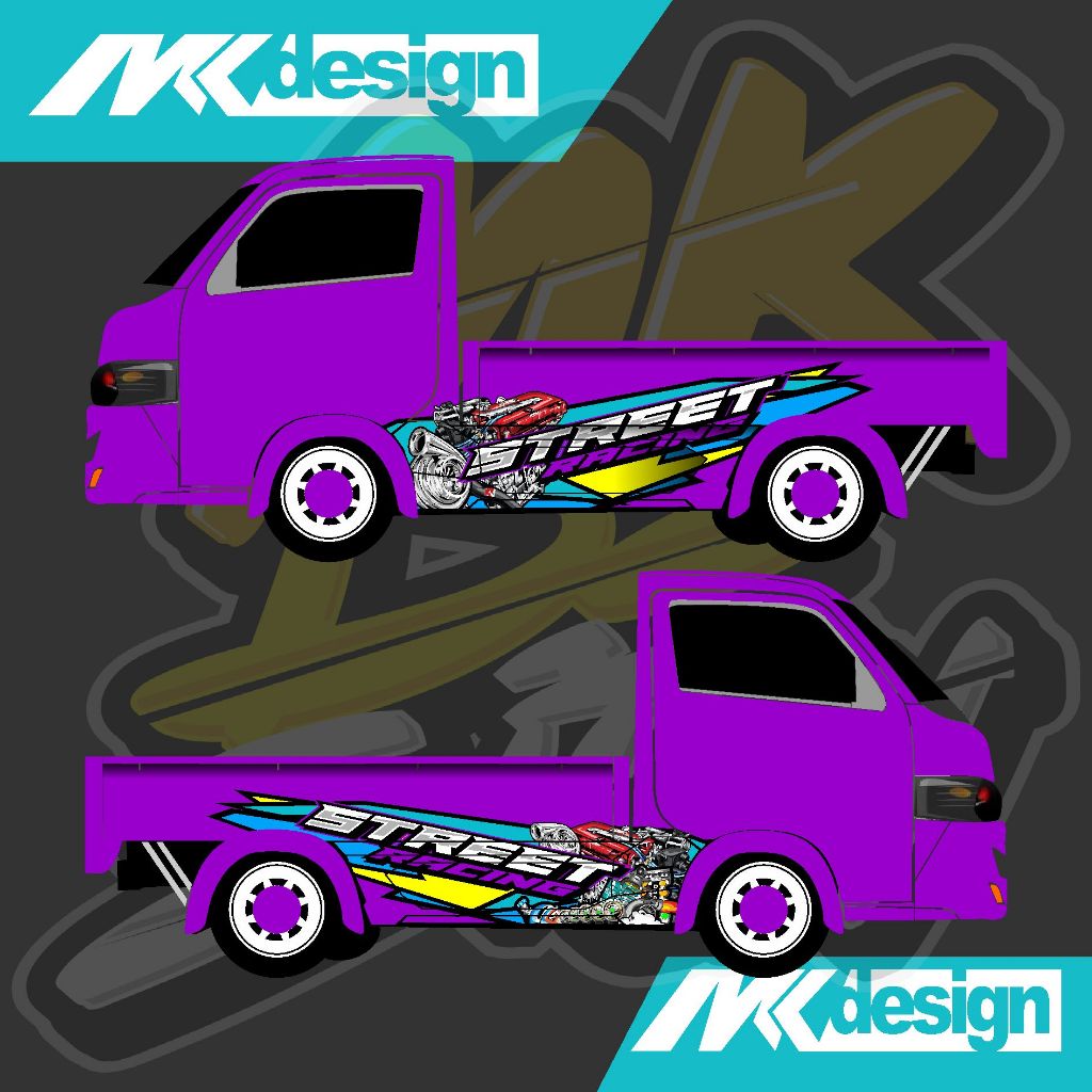 STIKER DECAL SAMPING STRIPPING THAILOOK PICKUP NEW CARRY TRAGA L300