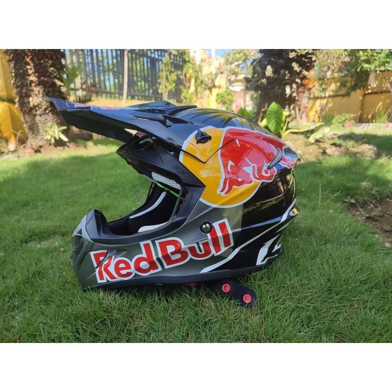 HELM JPX MX CROSS SUPERMOTO Redbull AIROH TRABAS TRAIL
