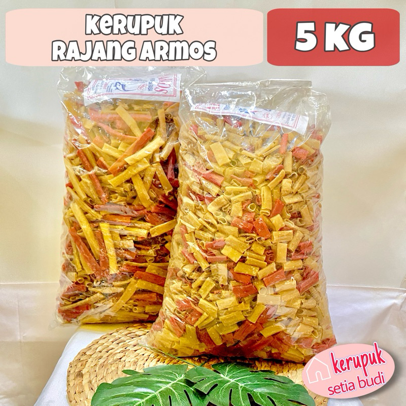 

KERUPUK RAJANG ARMOS PANJANG & PENDEK MENTAH 1 BAL / 5 KG
