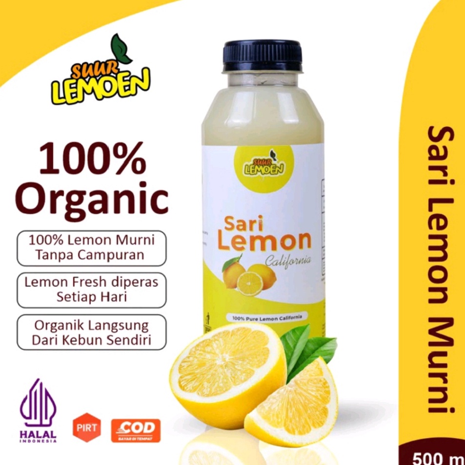 

rf Big Sale Sari Lemon Fresh 1 Air Lemon Murni 5ml untuk Diet dan Detox Pure Lemon California By Suur Lemoen J41