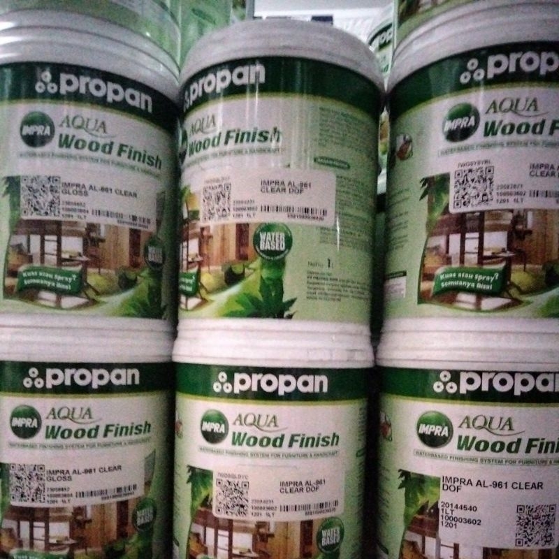 PROPAN Impra lacquer Wood finis Cat kayu waterbased/Clear/pernis/cat air