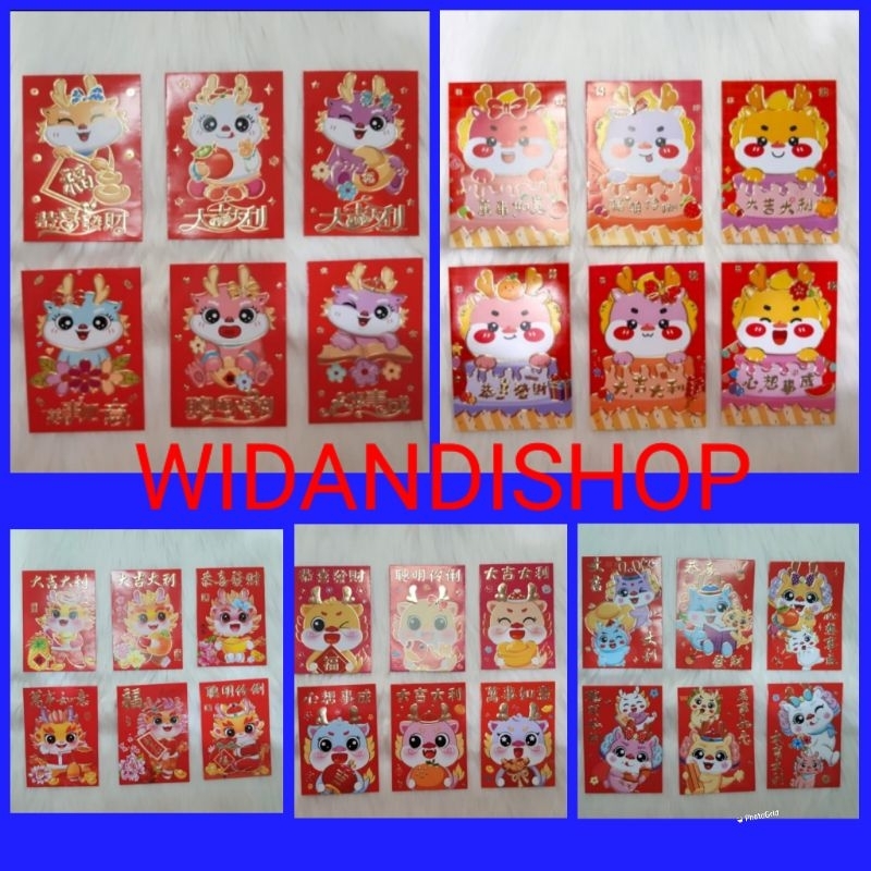 

1Pak Angpao Imlek Shio Ular 2025 Murah Tulisan Timbul