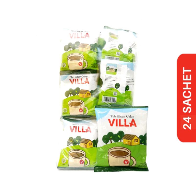 

Teh Villa Celup Renteng Sachet (kantong) - Teh Hitam