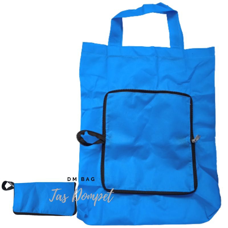 Totebag Lipat Spunbond 75gr Sablon 100pcs//Tas Dompet Spunbond Sablon 100pcs  Murah