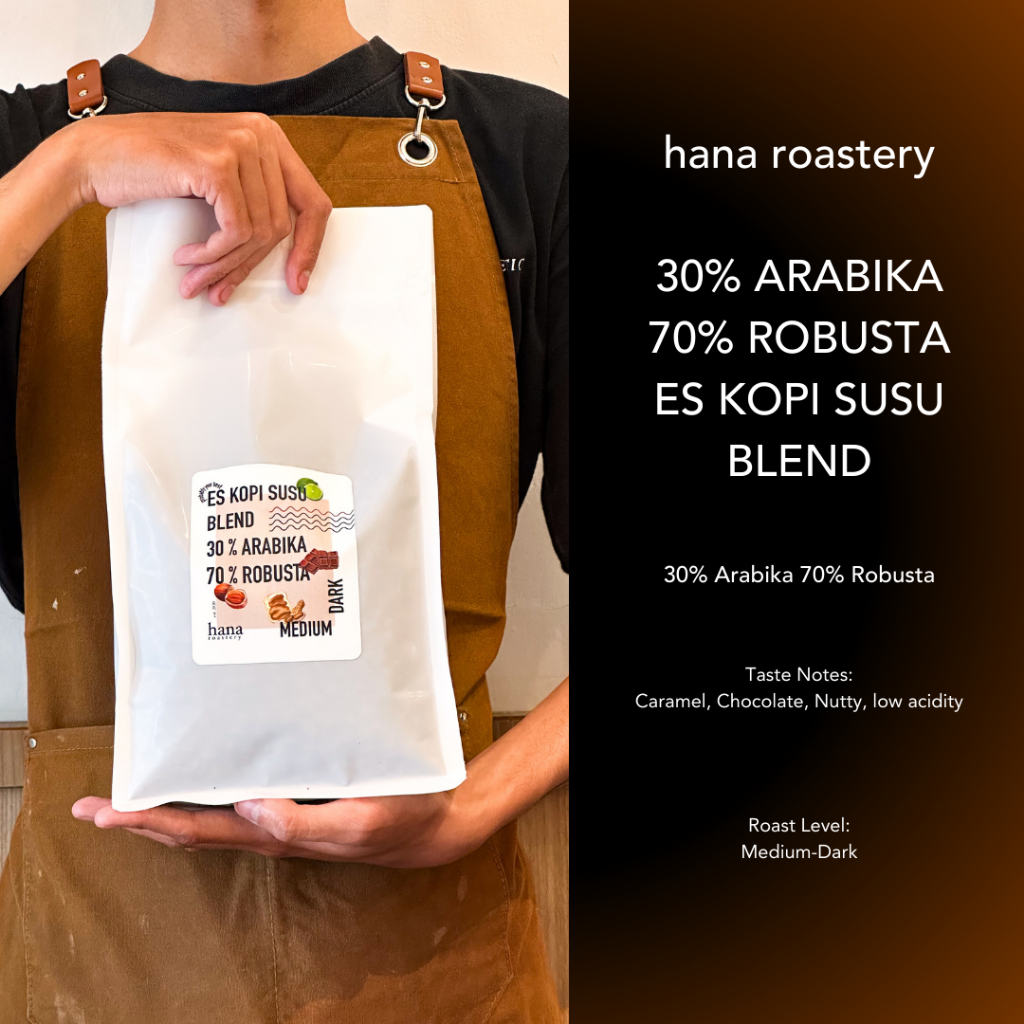 

BLEND ES KOPI SUSU - 30/70 Arabika Robusta Biji Espresso Roast