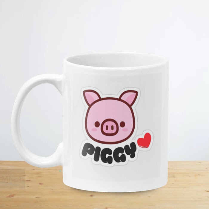 Mug Gelas | Hampers | Hadiah | Piggy Head