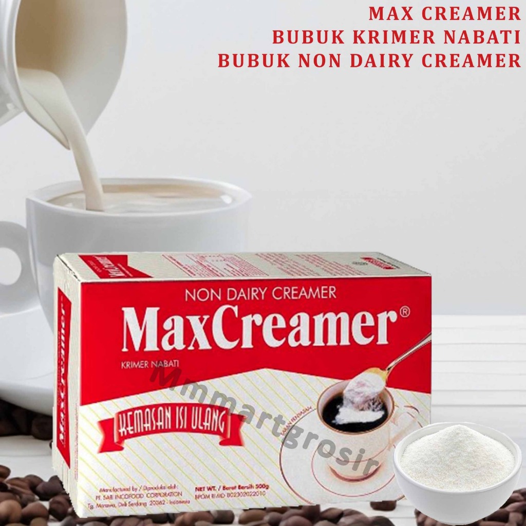 

Max Creamer Powder / Krimer Bubuk Nabati / Non Dairy Creamer / 500gr