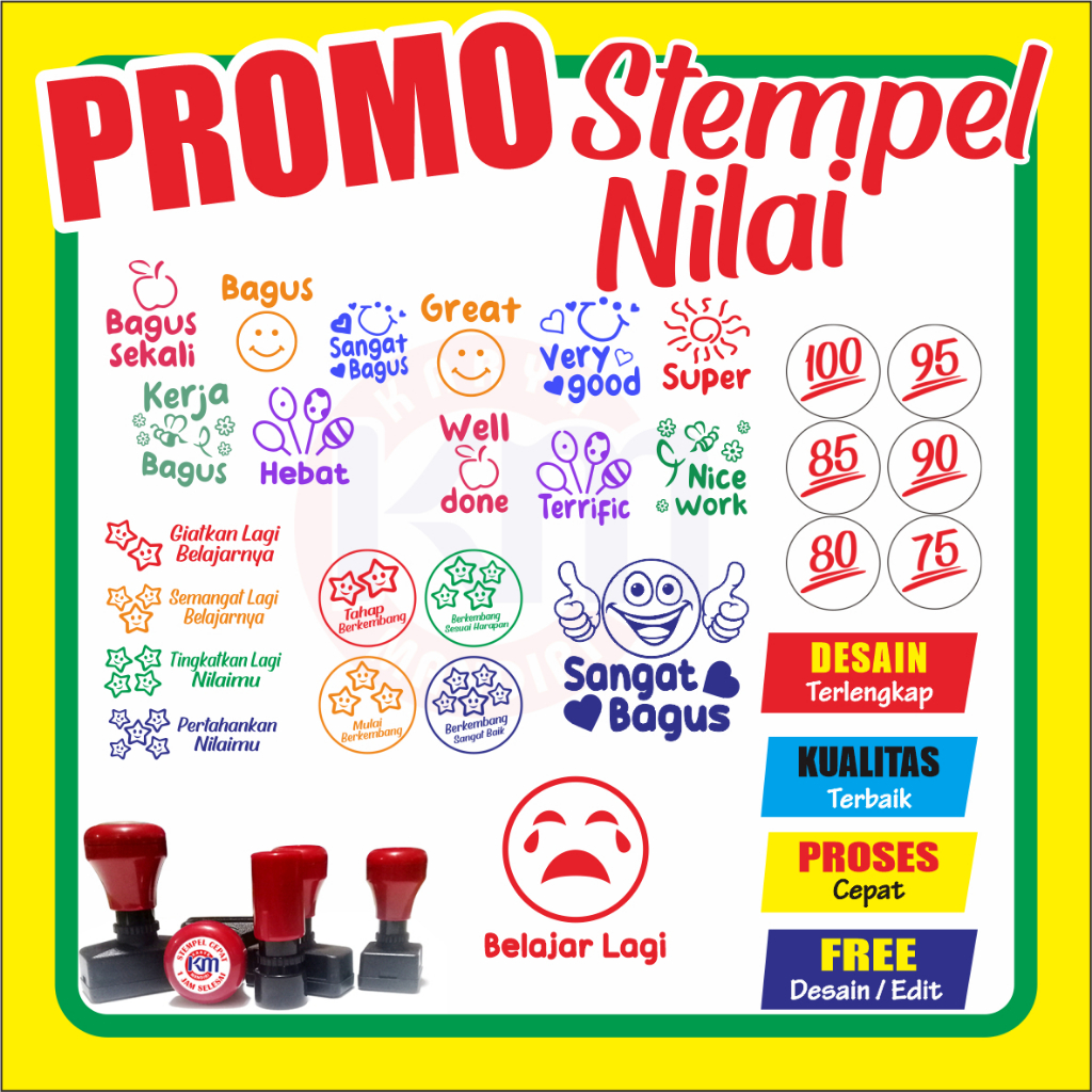 

STEMPEL NILAI STEMPEL REWARD PAKETAN TERLENGKAP