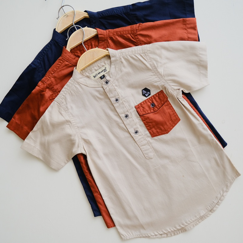 Koko Khairan Vilzo Afnan Ezan PDK / Baju Koko Anak Terbaru / Koko Anak Lengan Pendek